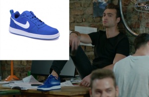 Dolunay-3.-bölümde-Denizin Nike Mavi Beyaz Spor Ayakkabıları