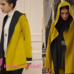 Hazan'ın giydiği sarı siyah ceket markası Miss Dalida İstanbul.
