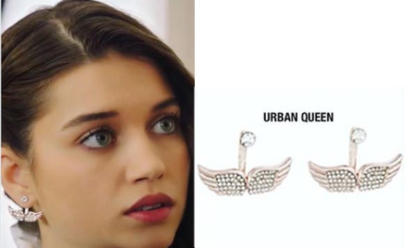 Fazilet Hanım ve Kızları Ece'nin melek küpeleri Urban Queen marka