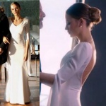 Fi Çi Duru Kıyafetleri Durunun nikah için giydiği beyaz elbise Douze marka